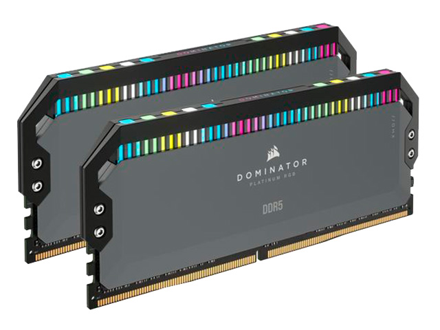 фото Модуль памяти corsair dominator platinum rgb ddr5 dimm 5600mhz pc-44800 cl36 - 32gb kit (2x16gb) cmt32gx5m2b5600z36