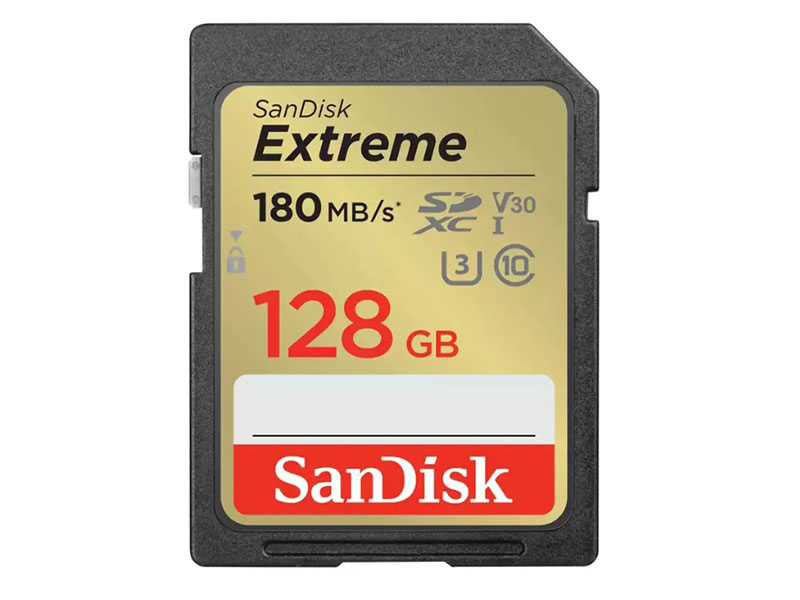 Карта памяти 128Gb - SanDisk Extreme SD UHS-I SDSDXVA-128G-GNCIN sandisk extreme microsdxc sdsqxaa 128g gn6mn 128gb