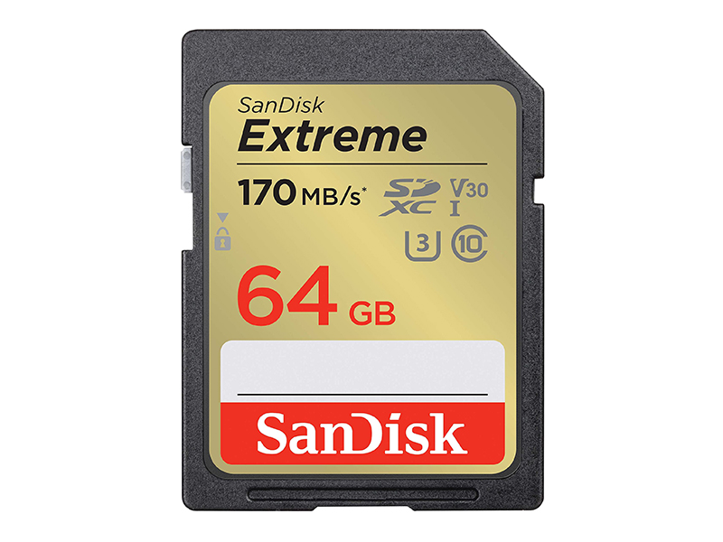 Карта памяти 64Gb - SanDisk Extreme SD UHS-I SDSDXV2-064G-GNCIN netac p500 extreme pro 64gb nt02p500pro 064g s