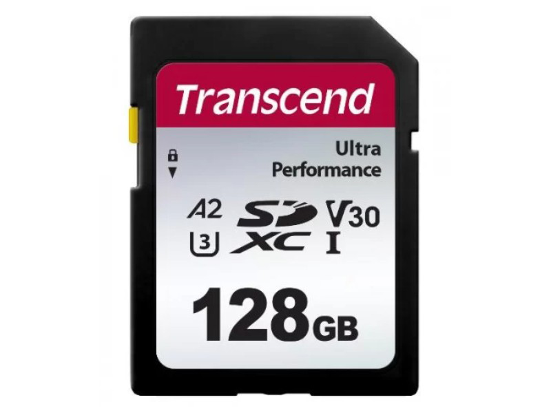 фото Карта памяти 128gb - transcend secure digital xc 340s uhs-i u3 v30 a1 ts128gsdc340s