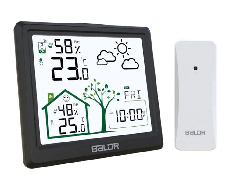 фото Погодная станция baldr b0389wst2h2-black