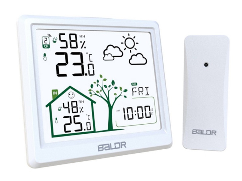 

Погодная станция Baldr B0389WST2H2-WHITE, B0389WST2H2-WHITE