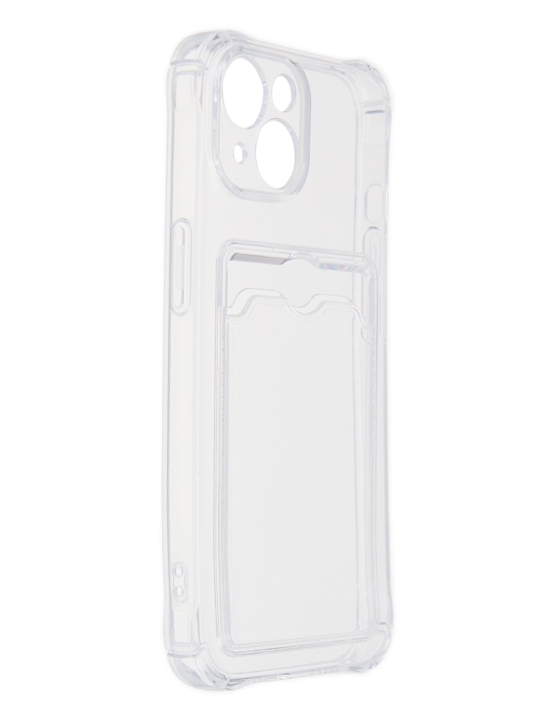 

Чехол Zibelino для APPLE iPhone 14 Silicone Card Holder Transparent ZSCH-IPH-14-CAM-TRN, APPLE iPhone 14