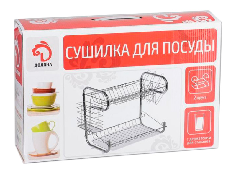 

Сушилка для посуды Доляна Стойка 3826563, 3826563