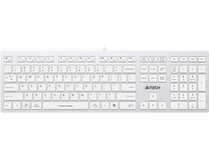 Клавиатура A4Tech Fstyler FX50 USB White