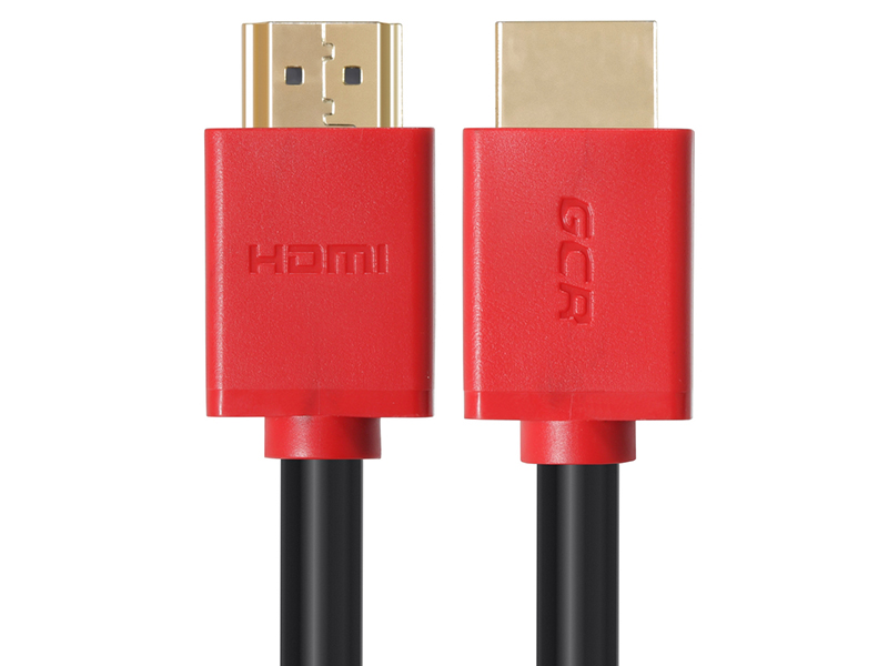

Аксессуар GCR HDMI V1.4 50cm Black-Red GCR-HM450-0.5m, GCR-HM450-0.5m