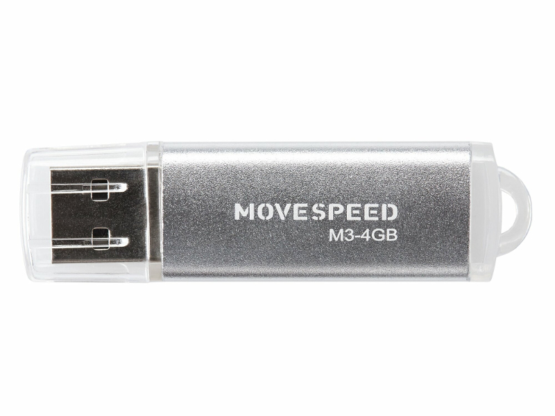 

USB Flash Drive 4Gb - Move Speed M3 Silver M3-4G, M3-4G