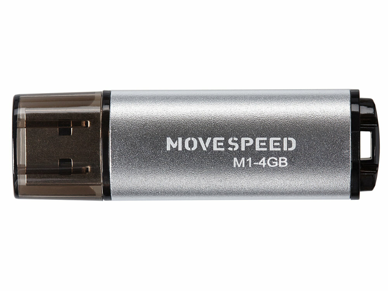 

USB Flash Drive 4Gb - Move Speed M1 Silver M1-4G, M1-4G
