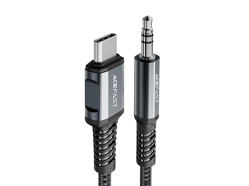 

Аксессуар Acefast C1-08 USB Type-C - DC3.5 Grey 6974316280637, 6974316280637