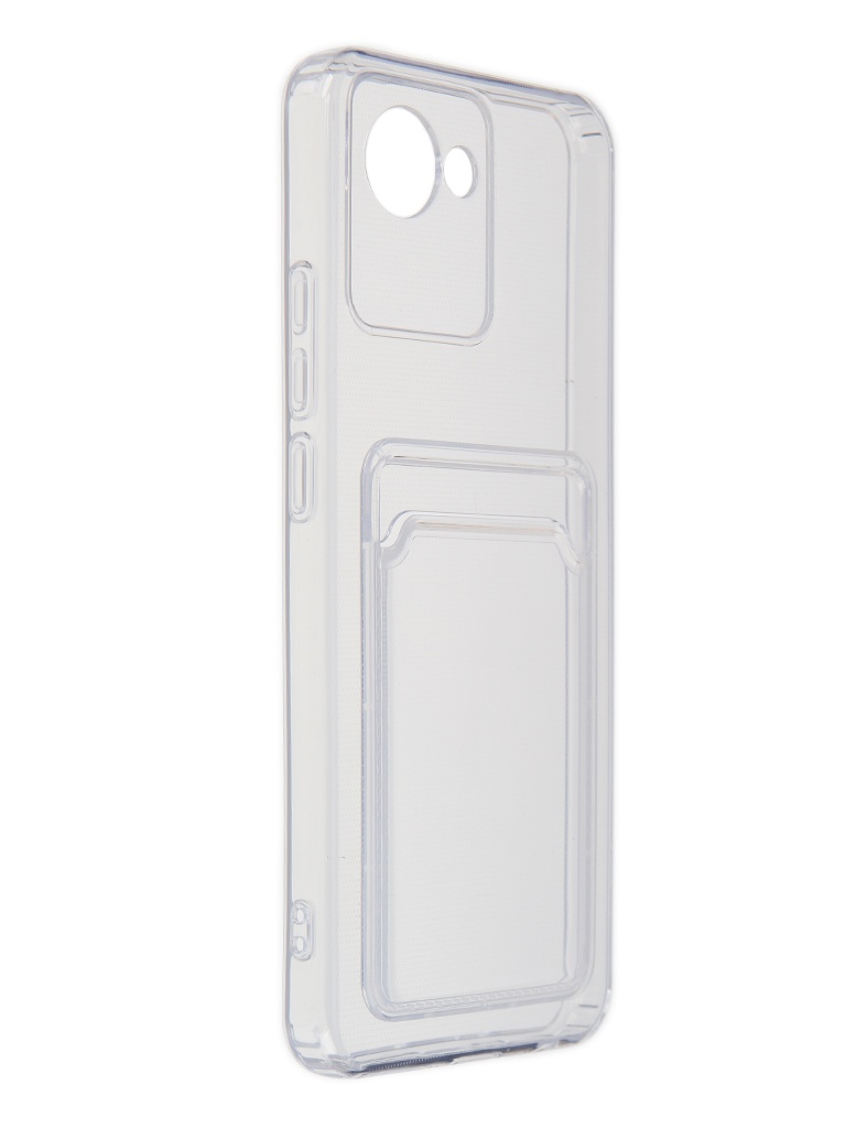 

Чехол Zibelino для Realme C30 2022 Silicone Card Holder Transparent ZSCH-RLM-C30-CAM-TRN, Realme C30 2022