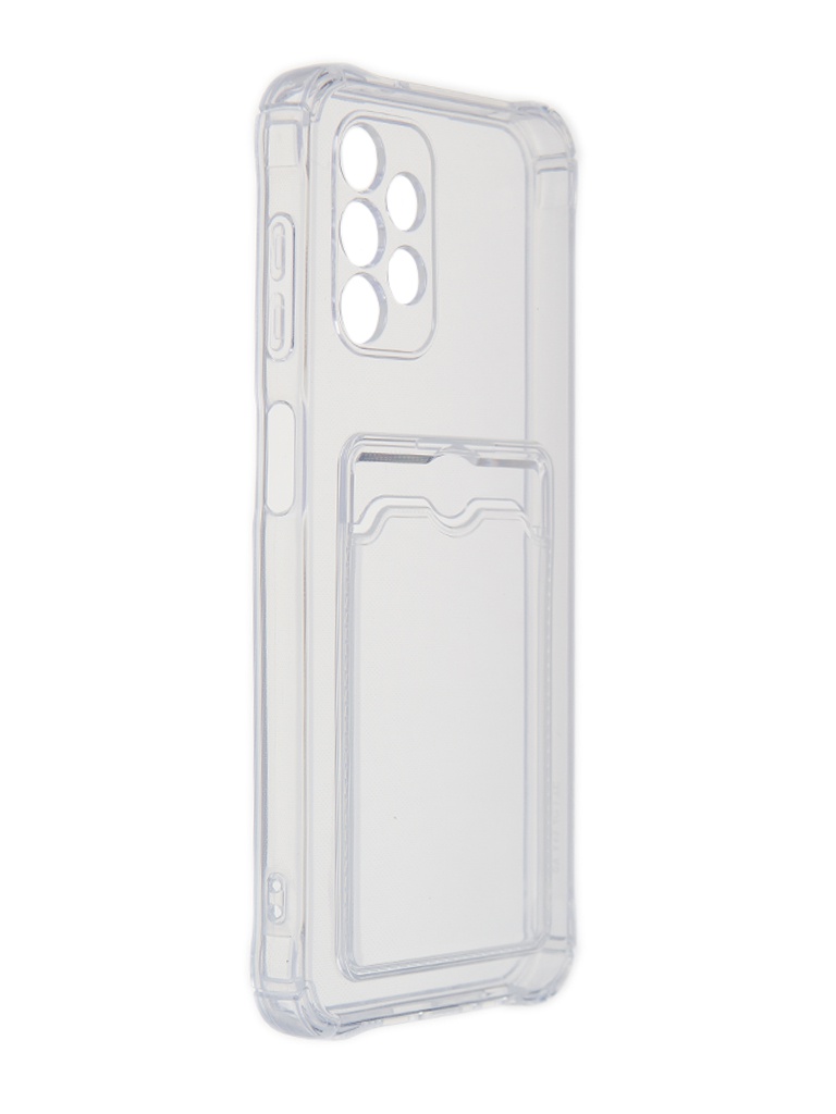 

Чехол Zibelino для Samsung Galaxy A13 4G A135 Silicone Card Holder Transparent ZSCH-SAM-A135-CAM-TRN, Samsung Galaxy A13 4G A135