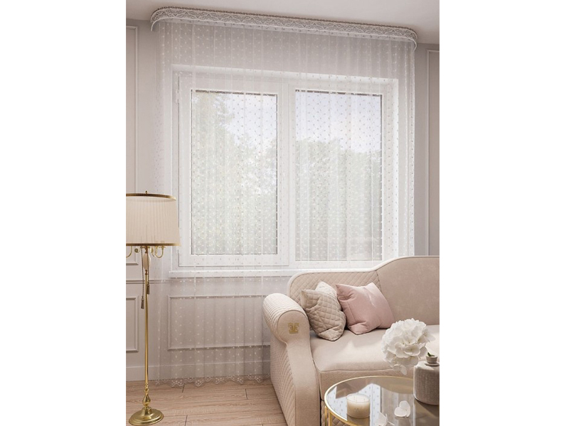 

Тюль Legrand Ажур 300x280cm White 58086277, Ажур