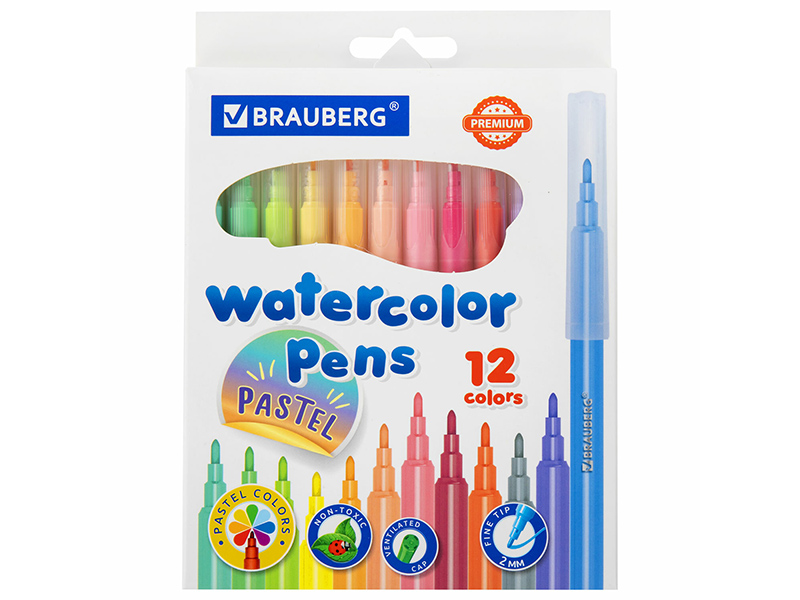 

Фломастеры Brauberg Premium 12 цветов 152197, 152197