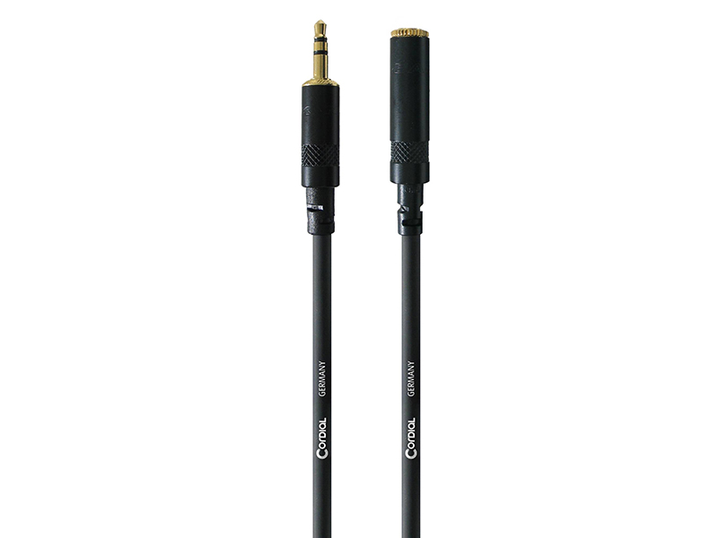 

Аксессуар Cordial CFS 3 WY Jack 3.5 M - Jack 3.5 F 3m Black, CFS 3 WY