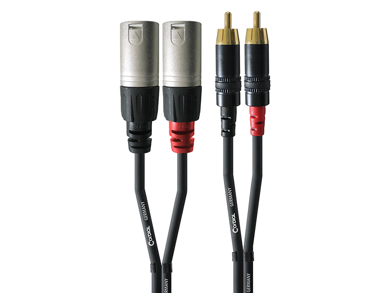 

Аксессуар Cordial CFU 1.5 MC RCA - XLR M 1.5m Black, CFU 1,5 MC