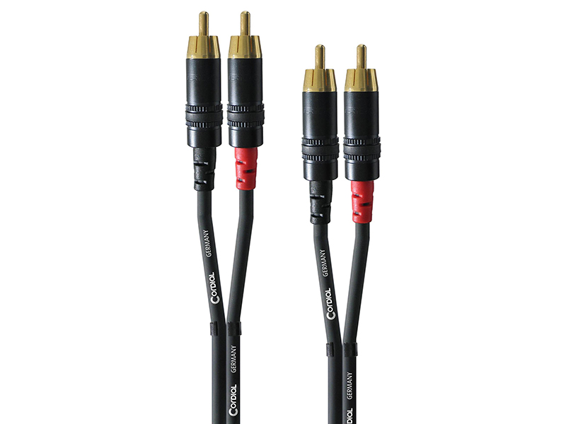 

Аксессуар Cordial CFU 3 CC RCA - RCA 3m Black, CFU 3 CC