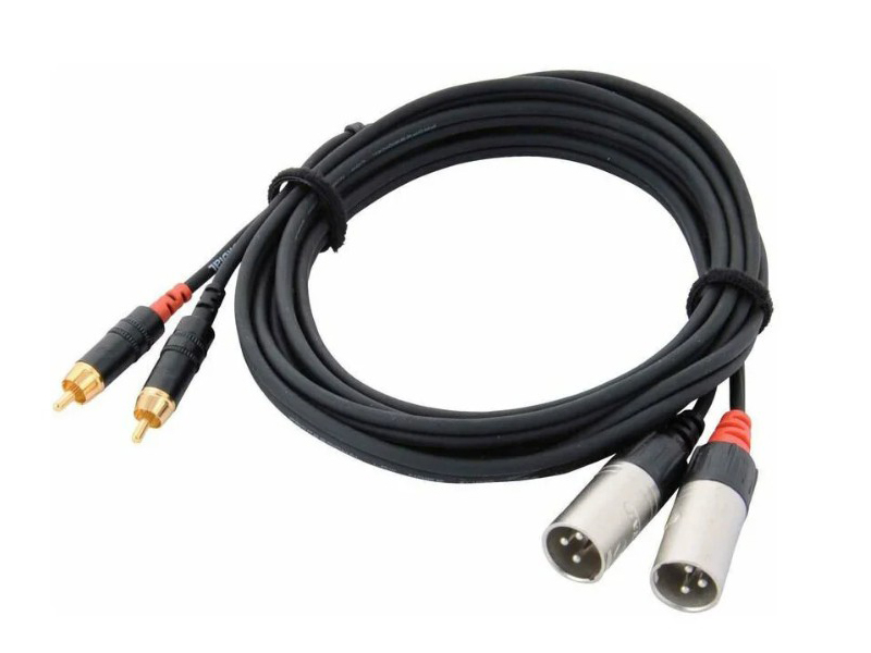 

Аксессуар Cordial CFU 3 MC RCA - XLR M 3m Black, CFU 3 MC