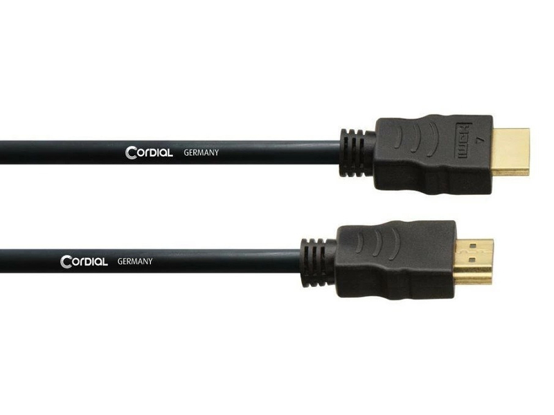 

Аксессуар Cordial CHDMI 5 HDMI - HDMI 5m Black, CHDMI 5