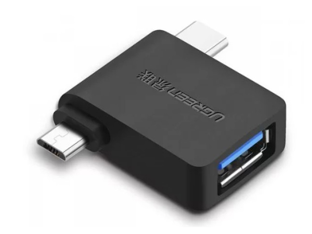 

Аксессуар Ugreen 2in1 MicroUSB + USB Type-C - USB 3.0 30453, 30453