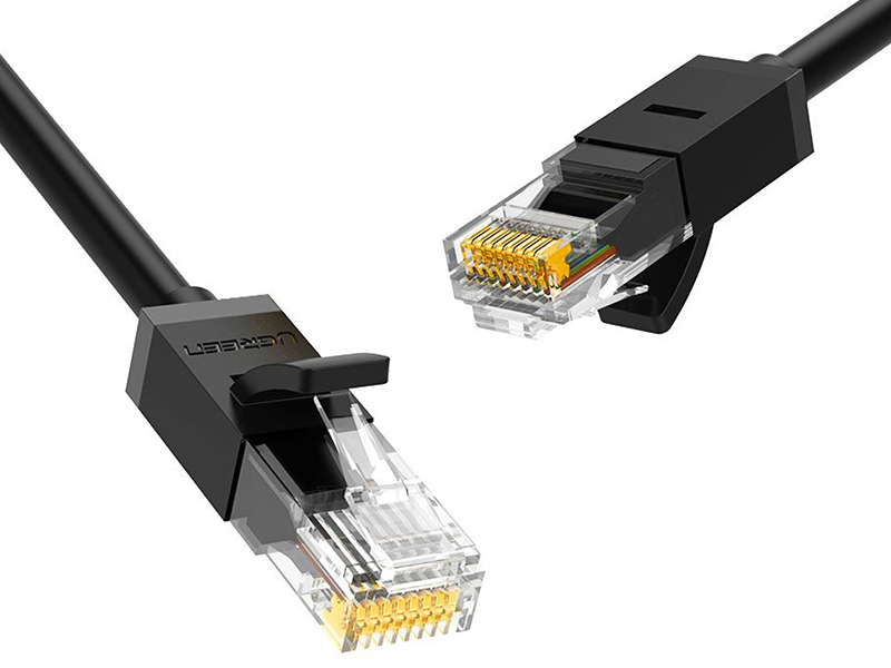 Сетевой кабель Ugreen NW102 U/UTP cat.6 8-Core RJ45 2m Black 20160