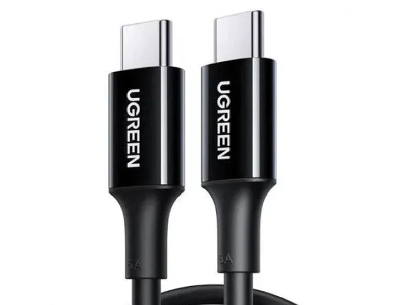 

Аксессуар Ugreen US300 Type-C - Type-C 2m Black 80372, US300