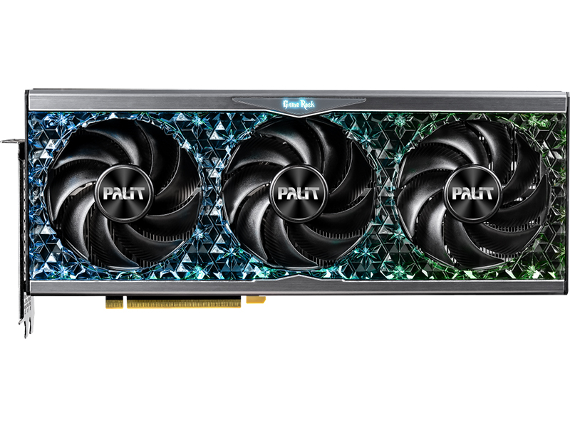  Palit GeForce RTX 4090 GameRock OC 24GB 2610MHz PCI-E 4.0 24576Mb 21000MHz 384-bit HDMI 3xDP NED4090S19SB-1020G