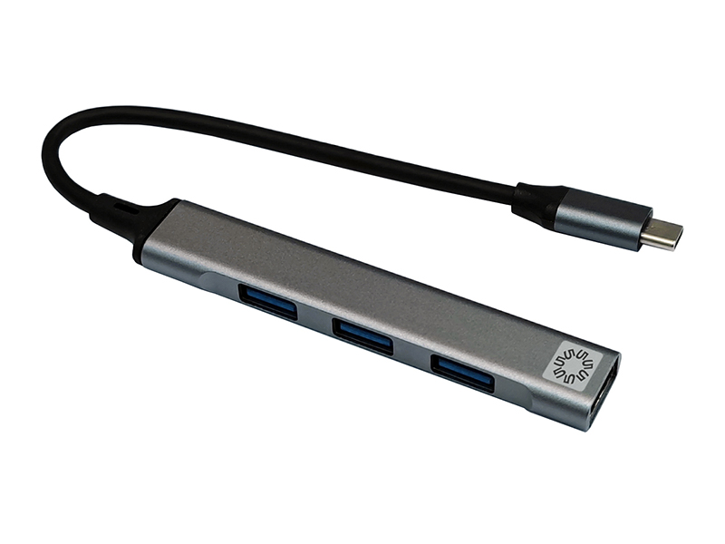 

Хаб USB 5bites 1xUSB 3.0 - 3xUSB 2.0 HB31C-314SL Slver, HB31C-314SL