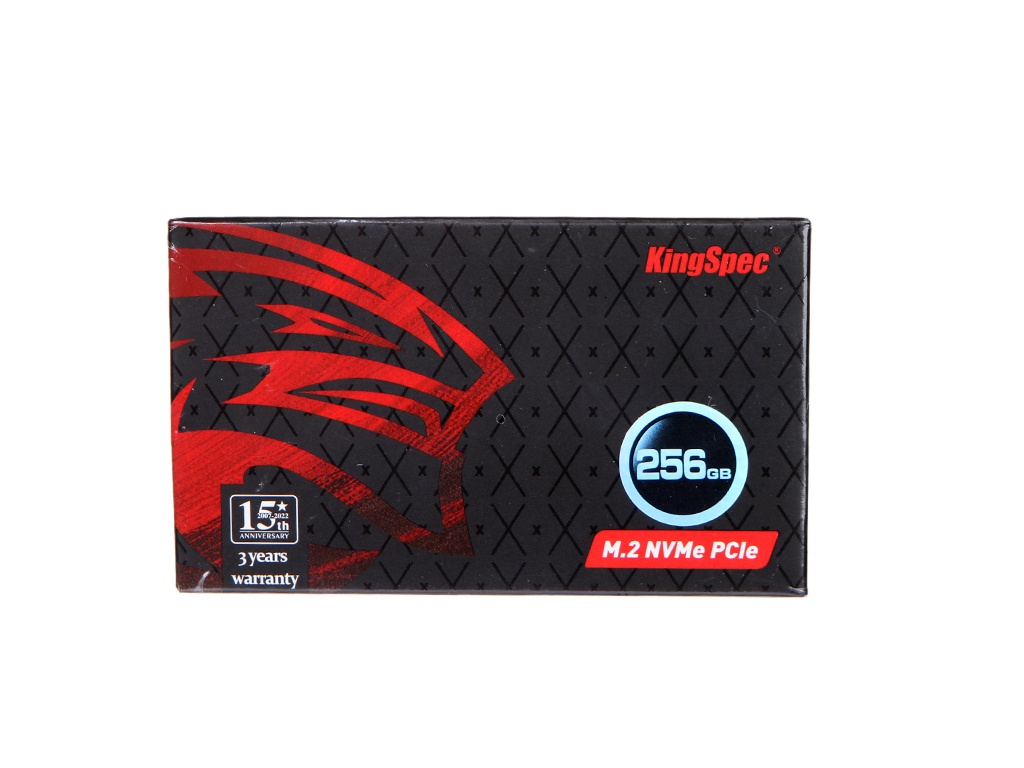 Твердотельный накопитель KingSpec SSD PCI-E 3.0 M.2 2280 256Gb NE-256