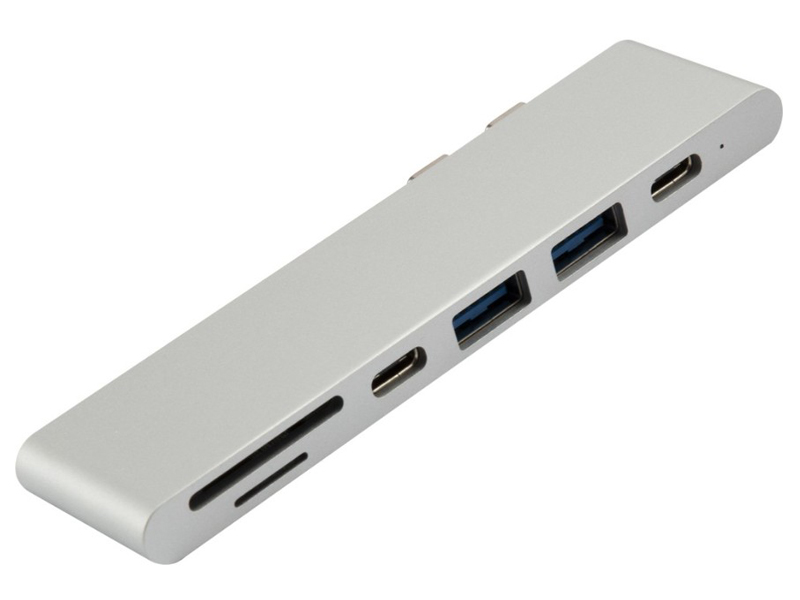 

Адаптер Red Line Multiport Type-C 7 in 1 Silver УТ000016224, УТ000016224