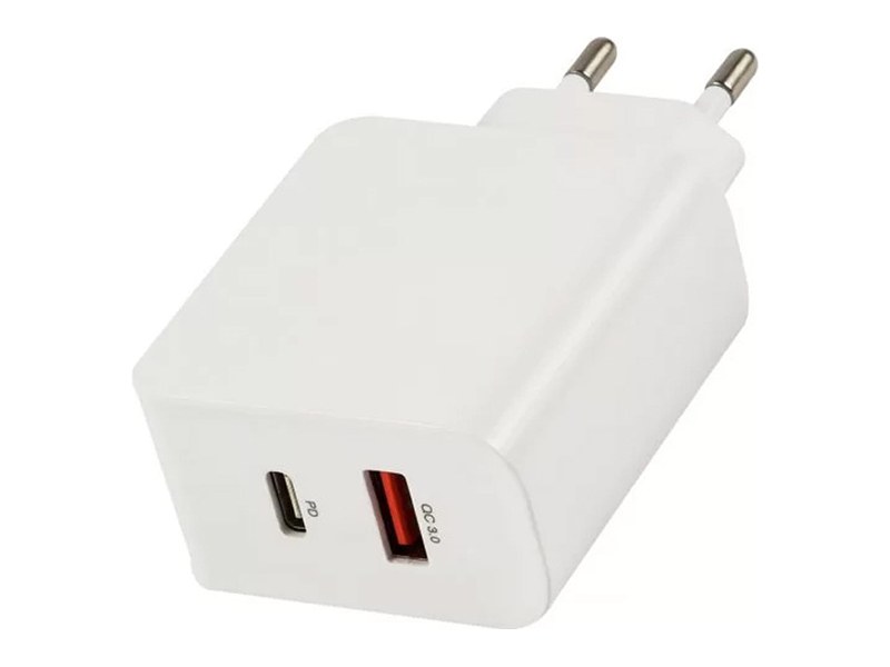 цена Зарядное устройство Red Line PD-30 Tech USB + Type-C 3A QC 3.0 + PD30 White УТ000026779