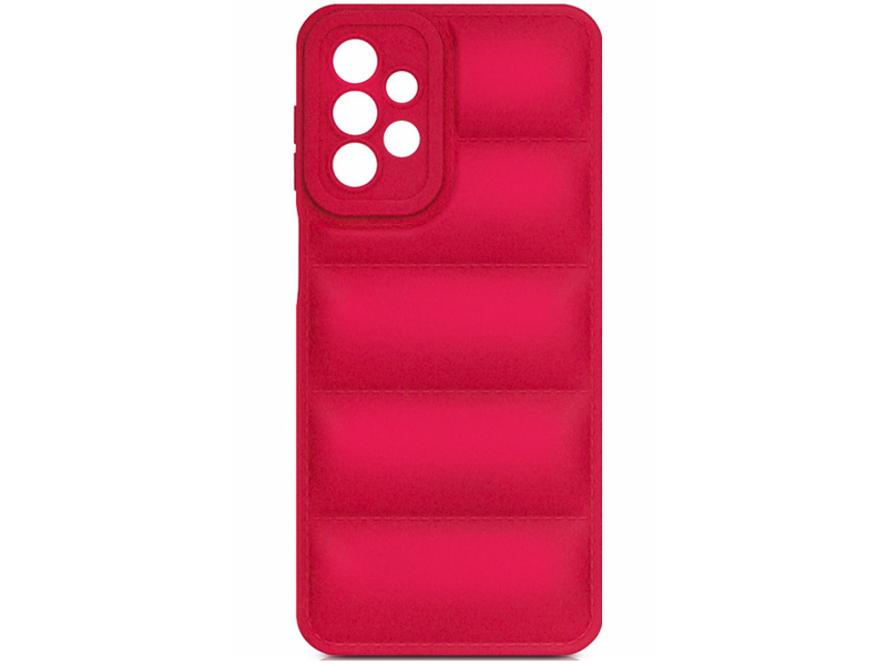 

Чехол DF для Samsung Galaxy A23 Silicone дутый Red sJacket-02, Samsung Galaxy A23