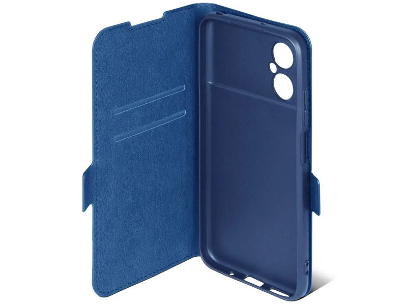 

Чехол DF для Poco M4 5G Blue poFlip-12, DF poFlip-12 (blue)