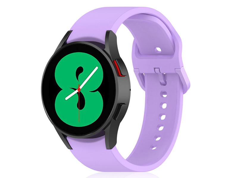 

Аксессуар Ремешок DF для Samsung Galaxy Watch 4 / 5 Silicone Purple sClassicband-04, Samsung Galaxy Watch 4 / 5