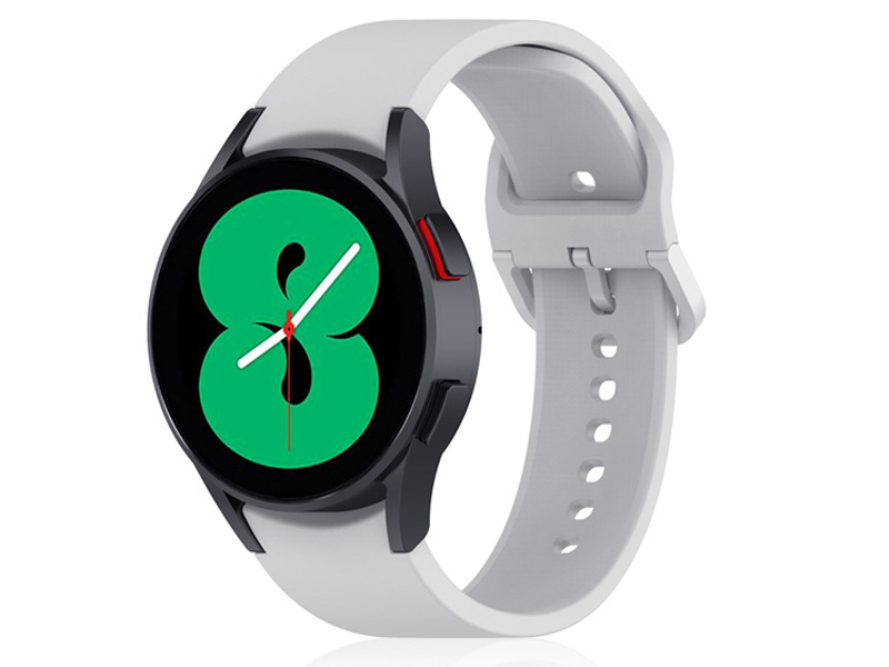 

Аксессуар Ремешок DF для Samsung Galaxy Watch 4 / 5 Silicone Grey sClassicband-04, Samsung Galaxy Watch 4 / 5