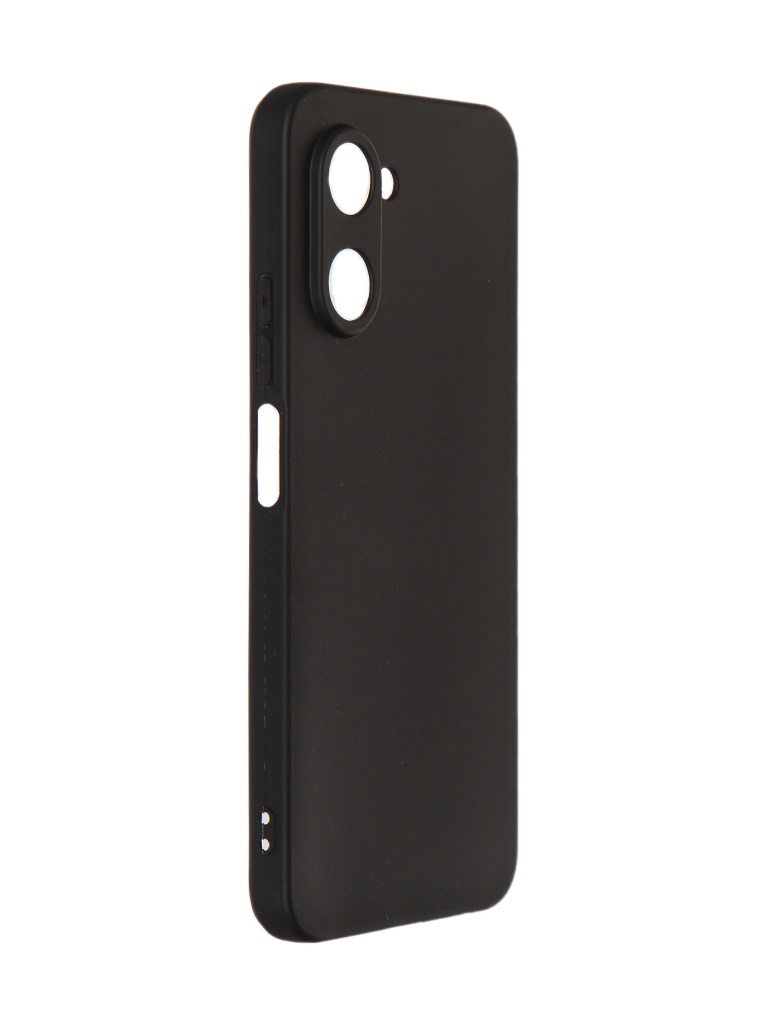 Чехол DF для Realme C33 Silicone Black rmCase-24 чехол mypads бодибилдинг закаляй дух для realme c33 4g задняя панель накладка бампер