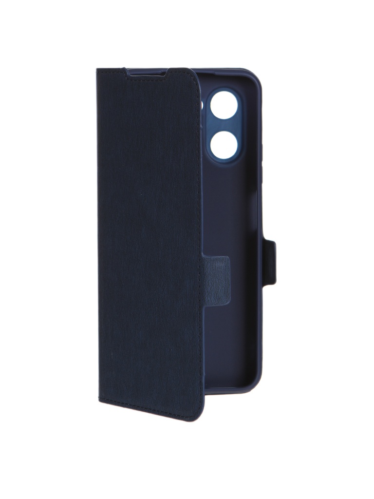 

Чехол DF для Realme C33 с флипом Silicone Blue rmFlip-33, Realme C33