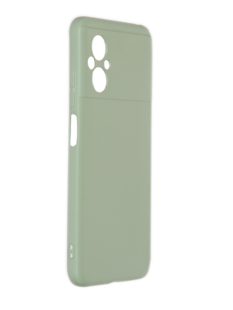Чехол DF для Poco M5 Silicone Light Green poCase-11 фотоэпилятор poco case 4060 green