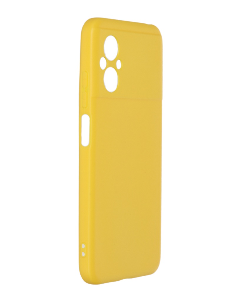 

Чехол DF для Poco M5 Silicone Yellow poCase-11, DF poCase-11 (yellow)