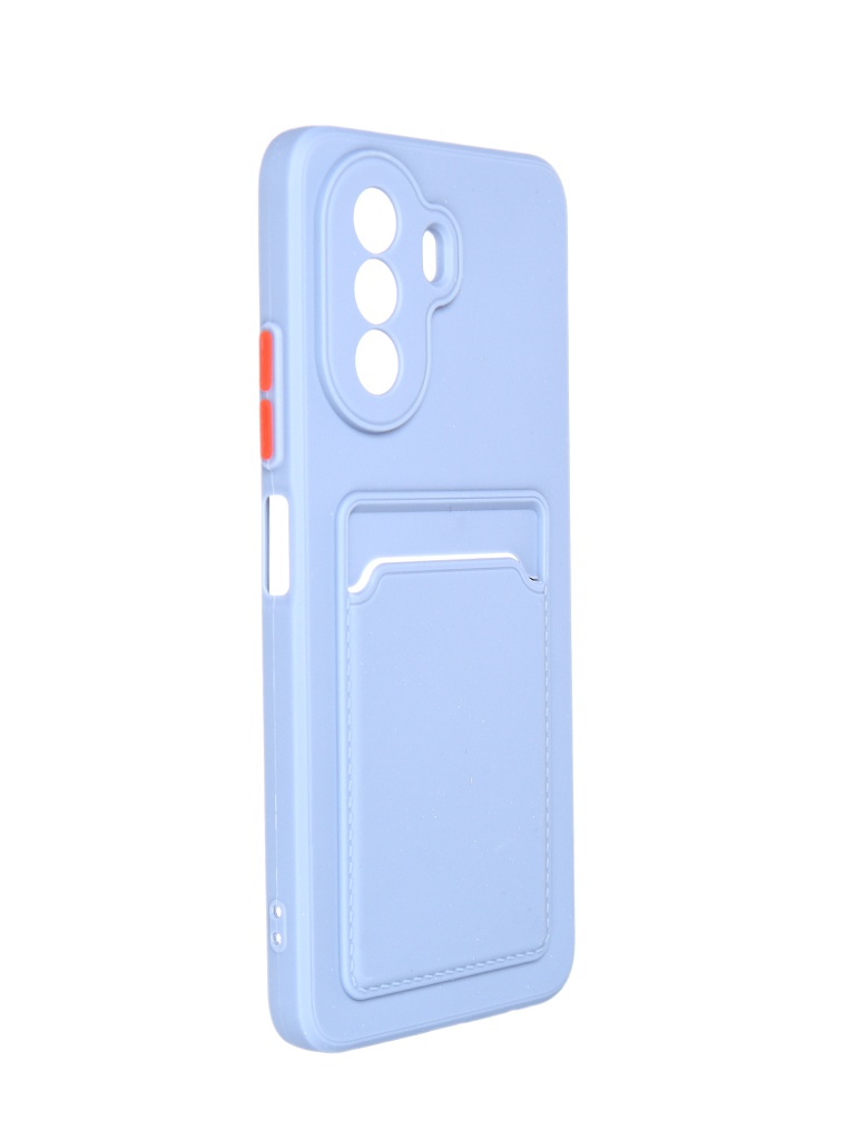 

Чехол Neypo для Huawei Nova Y70 Pocket Matte Silicone с карманом Grey NPM55970, Huawei Nova Y70