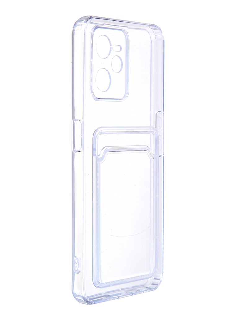 

Чехол Neypo для Realme C35 Pocket Silicone с карманом Transparent ACS55242, Realme C35