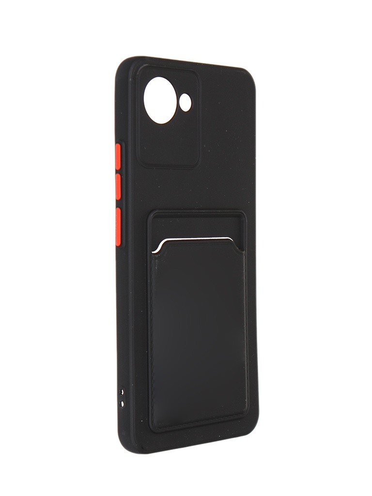 

Чехол Neypo для Realme C30 Pocket Matte Silicone с карманом Black NPM55949, Realme C30