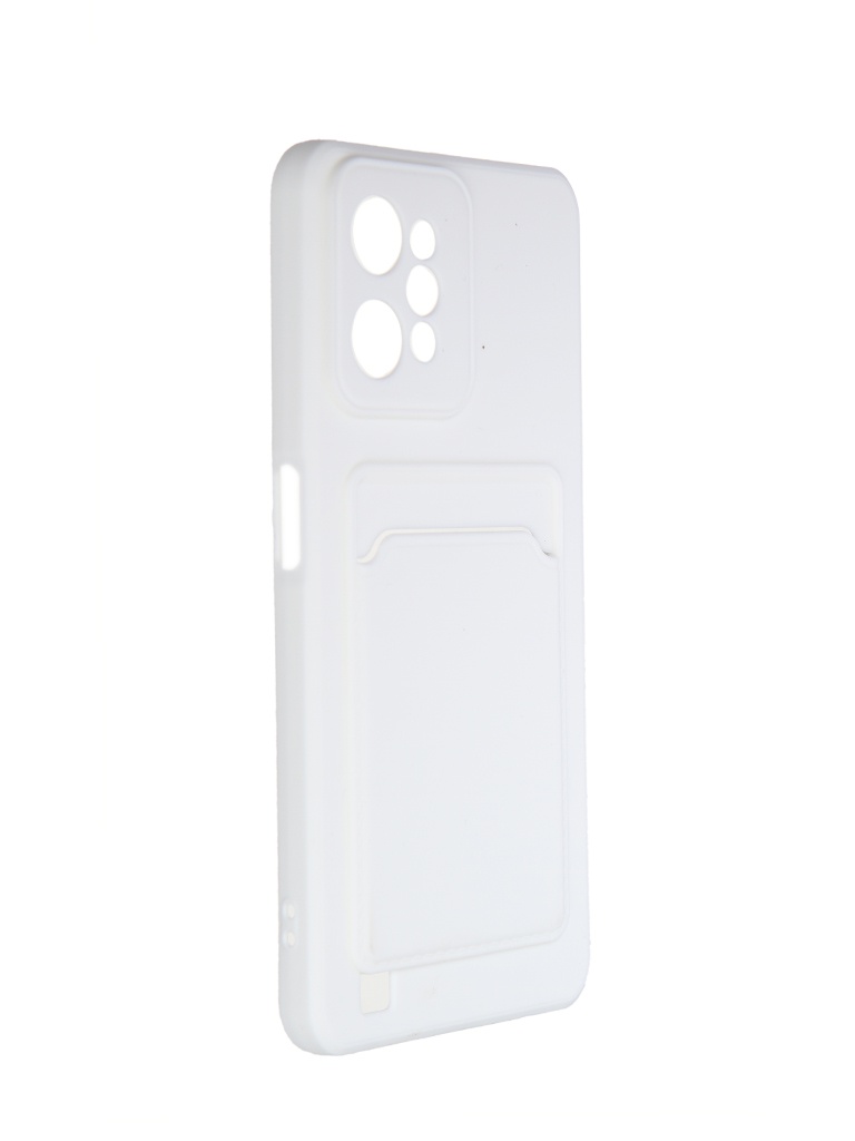

Чехол Neypo для Realme C31 Pocket Matte Silicone с карманом White NPM55981, Realme C31