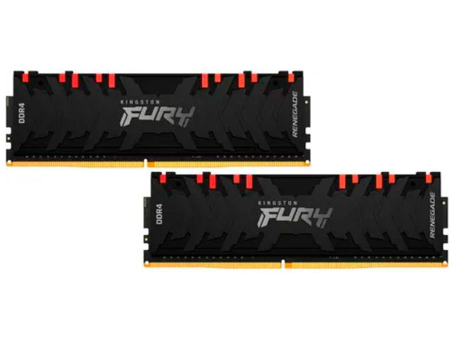 

Модуль памяти Kingston Fury Renegade RGB DDR4 4266MHz CL19 DIMM 16Gb KIT (2x8Gb) KF442C19RBAK2/16, KF442C19RBAK2/16