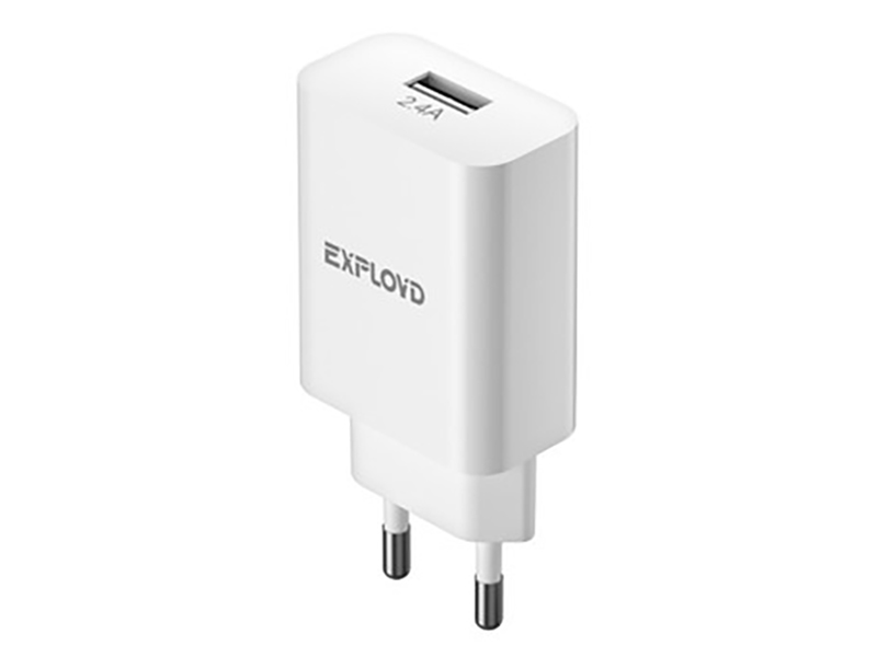 

Зарядное устройство Exployd Easy USB 2.4A White EX-Z-1419, EX-Z-1419