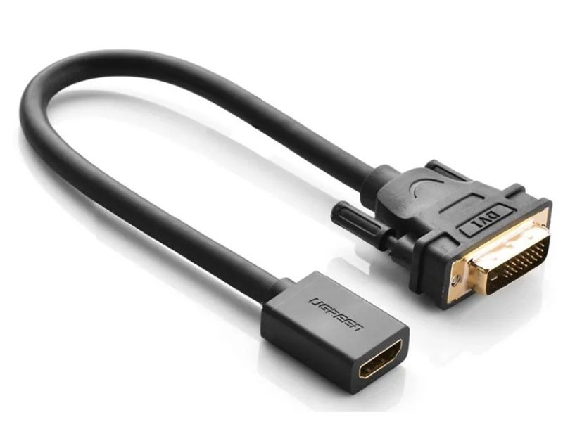 

Аксессуар Ugreen DVI/M - HDMI/F 20118, 20118