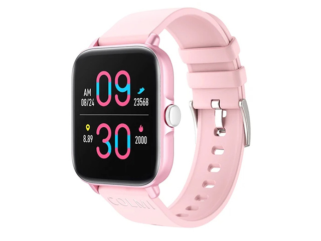 фото Умные часы colmi p28 plus silicone strap pink-pink