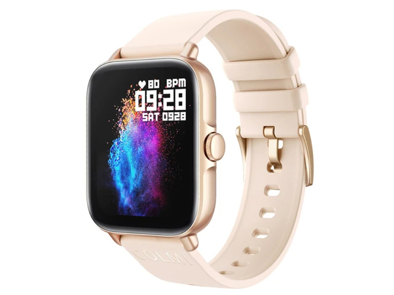Умные часы Colmi P28 Plus Silicone Strap Gold-Pink умные часы huawei watch fit 2 yoda b09s sakura pink silicone strap 55028915