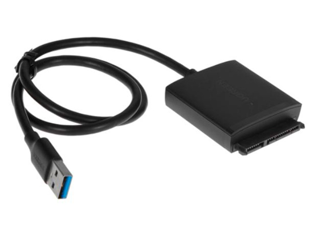 Цифровой конвертер Ugreen CM257 USB 3.0 A - 3.5/2.5 SATA 60561 цифровой конвертер espada vga jack 3 5mm to hdmi hcv0201