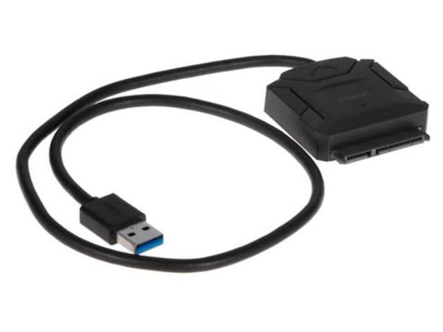 Цифровой конвертер Ugreen CR108 USB to SATA Hard Drive Converter Cable EU Black 20611