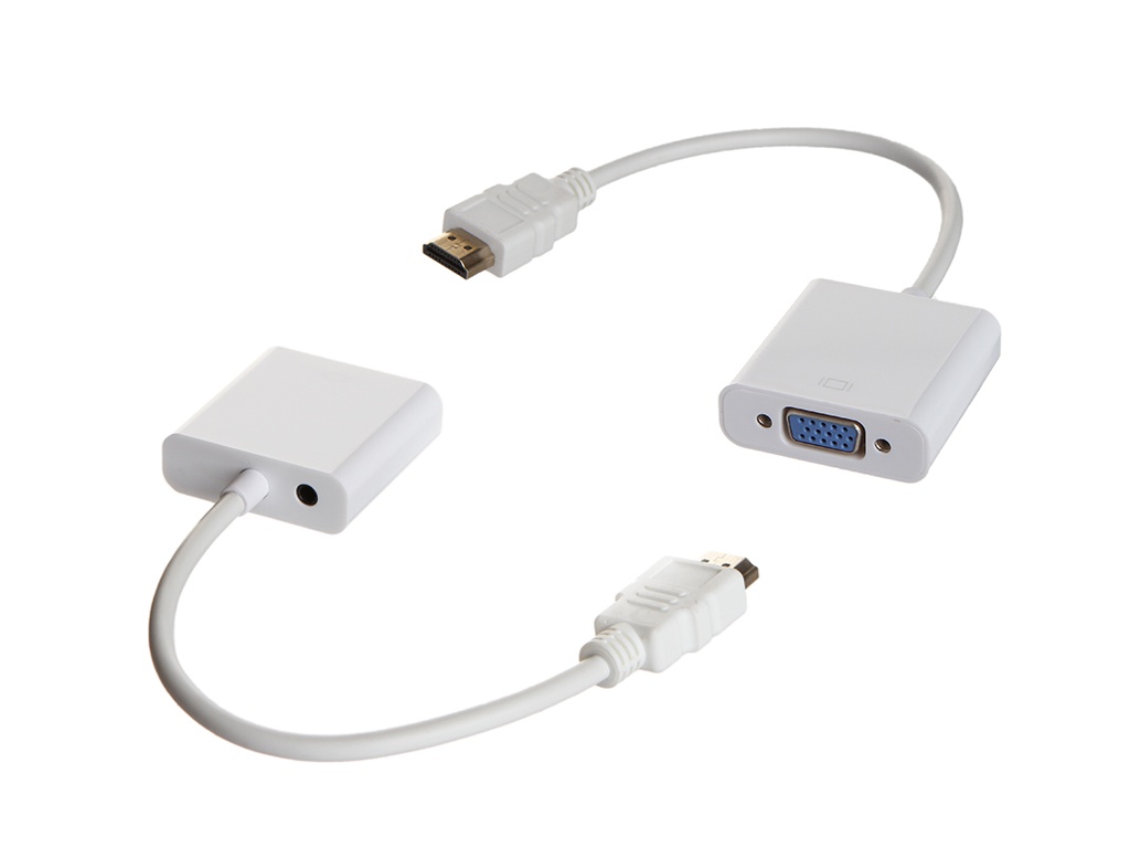 фото Аксессуар espada hdmi 19m to vga 15 f + кабель audio 3.5mm